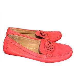 Lauren Ralph Lauren Brynn slip on driving loafers Nappa Leather ladies 8.5